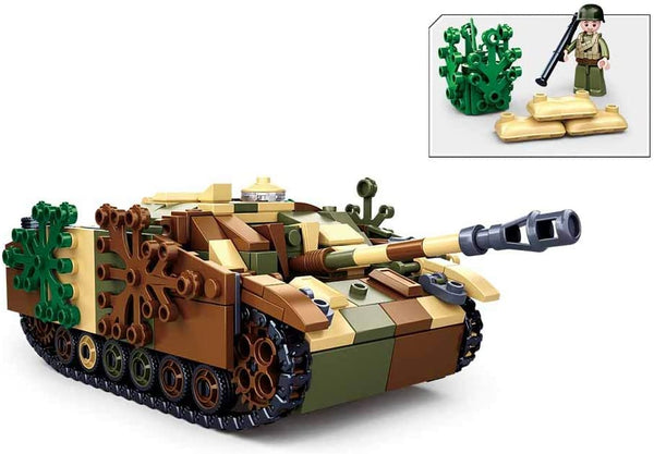 WWII STUG III Sturmgeschütz German Armoured Battle Tank - 524 Pieces