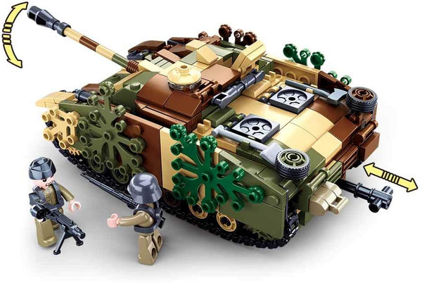 WWII STUG III Sturmgeschütz German Armoured Battle Tank - 524 Pieces