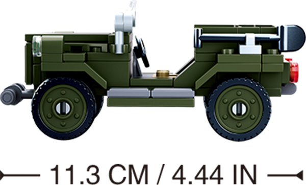 WWII Soviet Russian Jeep Equivalent GAZ-67 Army Vehicle