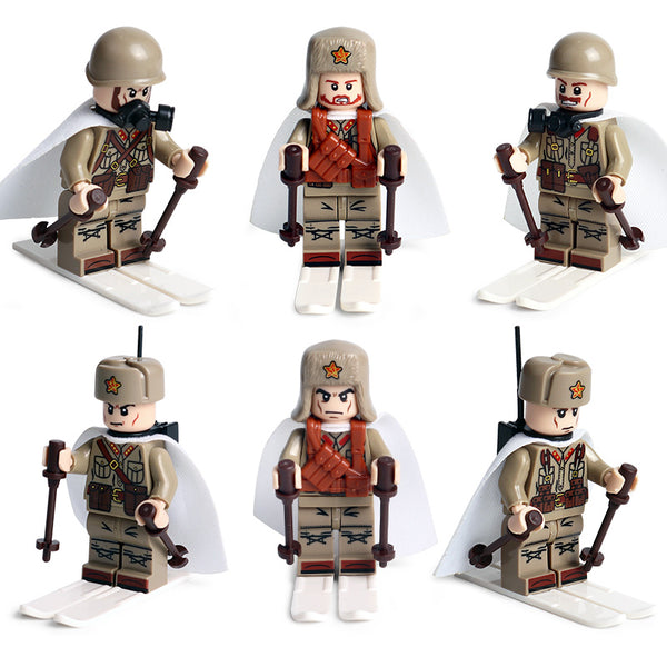 WW2 Soviet Army Blocks Mini Figures