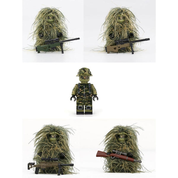 Free! Just Pay Shipping. Modern Military Army Sniper in All-Terrain Gear