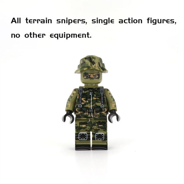 Free! Just Pay Shipping. Modern Military Army Sniper in All-Terrain Gear