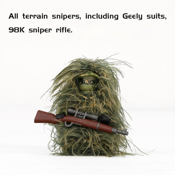Free! Just Pay Shipping. Modern Military Army Sniper in All-Terrain Gear
